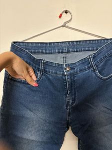 Dark Blue Denim Jeans