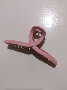 Pink Twist Hair Claw Clip