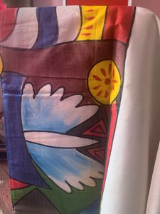 ❤️‍🔥HANDPRINTED COTTON SAREE❤️‍🔥