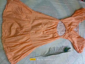 FRONT BELLY OPEN DRESS