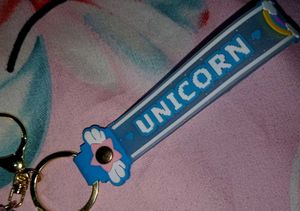 Unicorn Boba Keychain