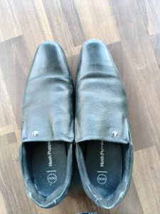 Hush Puppies Black Formal Shoes