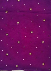 Purple Party Saree