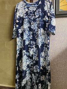 Crepe Blue Kurti