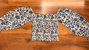 Floral Block Printed Top 💙