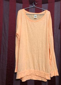 Pink Long Sleeve T Shirt