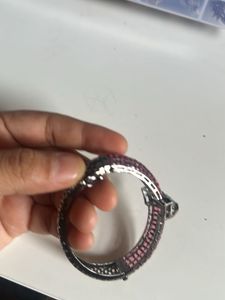 Sparkling Pink Toggle Bracelet
