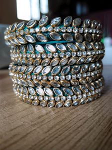 20 Silk Thread Bangles..Green