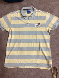 Striped Teamspirit Polo Shirt