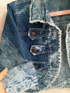 Distressed Denim Jacket