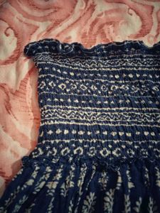 Blue💙 Ethnic Printed Dress👗