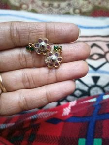 Earing Red Dimond