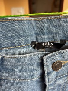 Light Wash Shein Cargo Jeans