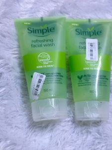 Pack Of 2 Simple Face wash Each 1 5 0ml