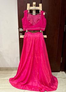 New Pink Lehenga Choli Set
