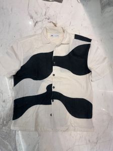 Zara Patterned Short Sleeve Shirt