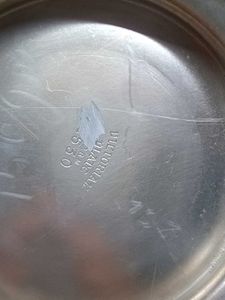 Vintage LB Silver Silverplate Water Pitcher- Grape