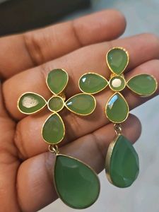 Beautiful Green Earrings On Sale