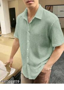 Men&#39;s Lavender Casual Shirt