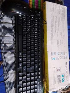 A Keyboard With Mouse Brand Of Zebronics