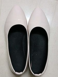 Pale Pink Pointed Toe Flats