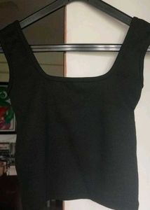Black Sleeveless Top