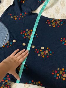 Dark Blue Kurta