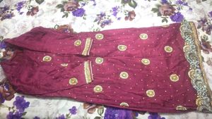Kurta With Dupatta Fully Worked Wit Stones