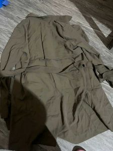 Olive Green Trench Coat