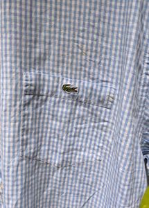 Lacoste Blue Checkered Shirt