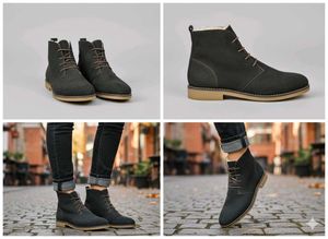 Stylish Black Suede Chukka Boots(36 size only 2 pi