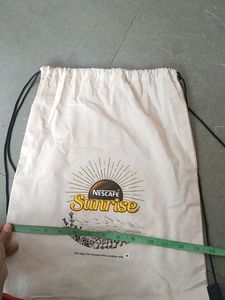Cotton Drawstring Bagpack Combo