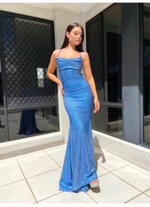 Urbanic Women Gown Light Blue Dress