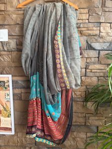 pure georgette saree