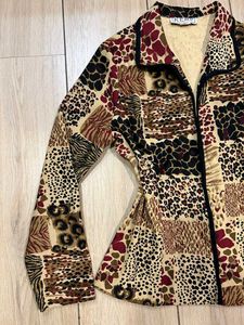 Vintage Kemp Animal Print Blouse