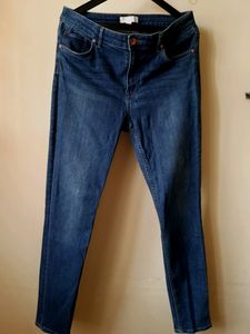 H&M women's Dark Blue Jeans.
