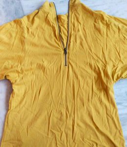 Mustard Flared Sleeve Top