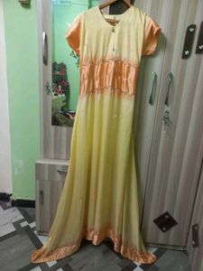Elegant Yellow Maxi Dress