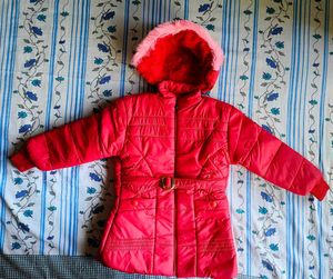 Red Padded Winter Jacket