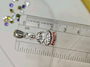 &#34;Pure Silver Hanuman Ji Pendant | Spiritual Locket