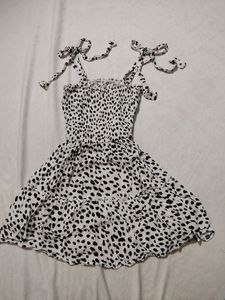 Cow Print Mini Dress