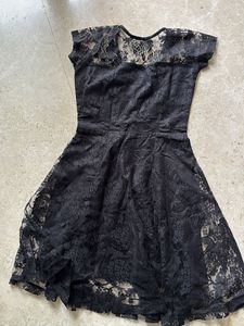 Black Net Dress