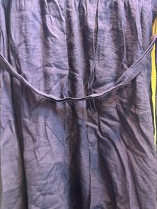 Mango Navy Blue A-line Casual Dress