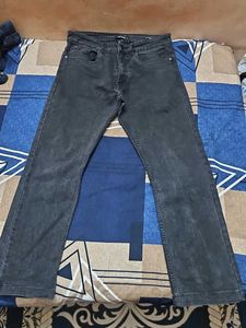 Dark Grey Denim Jeans