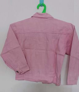 Cute Pink Denim Jacket