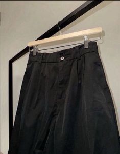 Extra Wide Leg Black Pants-ZARA (Brand New