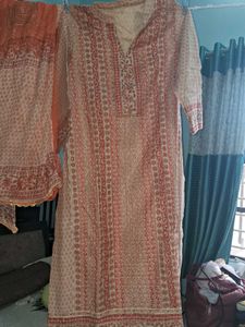 Beautiful 😍 Cotton Plazo Designer Suit