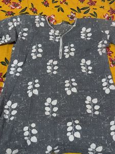 Leaf Print Kurta