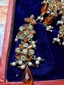 Orange Jewelry Set