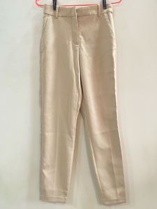Classic Beige Tapered Trousers